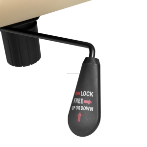Silla Plegable de Cuero/Metal/Madera/Cuero PU, Estilo Moderno Francés Minimalista Tradicional, Color Personalizado, Ajustable, para Salón de Belleza - Product Image 4