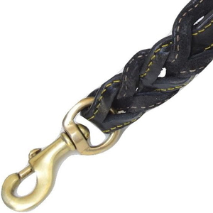 2026 Top Selling High Quality Wholesale Luxury Adjustable And Secure Buckle Online Best Selling Leather Dog Leash - Product Image 6