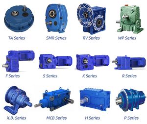 Boîte de vitesses hélicoïdale série RC Transmission de puissance Moteur à 1 50 rapports Réducteur électrique avec bride - Product Image 2