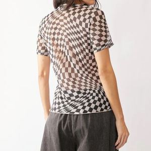 Camiseta de Mujer Ajustada Lisa Sin Marca, Diseño Propio, Camisetas de Mujer de Marca Propia, Ropa de Gimnasio, Tallas de EE. UU. - Product Image 5