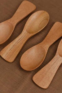 Spatule en bois de Neem naturel de qualité supérieure – Spatule de cuisine à manche extra long, sans danger pour les aliments, pour ustensiles de cuisson antiadhésifs, mélange et cuisson quotidienne - Product Image 2