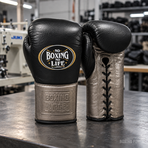 Gants de boxe personnalisés NO boxing NO life en cuir de vachette et impression personnalisée sur le gant, du 8 oz au 24 oz. - Product Image 3