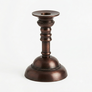 Stainless Steel <b>Candlestick</b> Holder Modern Curved Design Durable Metal Candle Stand for Home Decoration Handmade Candle Taper - Product Image 4