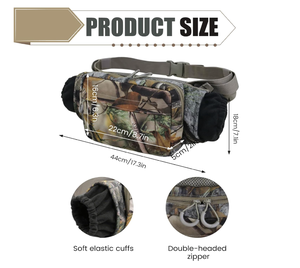 กระเป๋าอุ่นมือลายพรางพรีเมียม 2026 พร้อมซิป สายสะพายไหล่ปรับได้ น้ำหนักเบา สำหรับกิจกรรมกลางแจ้ง ถุงมือกันหนาว ตกปลาน้ำแข็ง ผลิตโดยอิมรา อิมเพ็กซ์ - Product Image 2