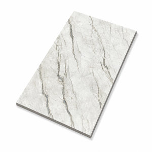 Carreaux de sol en porcelaine grand format de qualité supérieure 600x1200, finition marbre brillante pour salon, carreaux de sol en céramique durables - Product Image 1