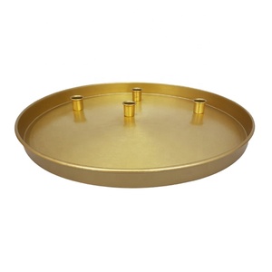 Vente en gros de bougeoirs de l'avent en aluminium de qualité supérieure en laiton brut - Product Image 3