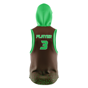 Hoodie sans manches à capuche pour homme, avec logo sur le devant, en polaire, polyester/coton, coupe classique, vêtements de sport d'hiver - Product Image 4