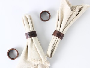 Personalized Rustic Wooden Napkin <b>Rings</b> with Custom <b>Name</b> Engraving-Eco-Friendly Durable Party Table Decor - Product Image 5