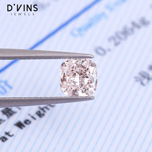 Anillo con Diamante Rosa de 1 Quilate Cultivado en Laboratorio, Corte Cojín, VVS, CVD, Certificado de Fábrica Surat, de D'vins Jewels - Product Image 1