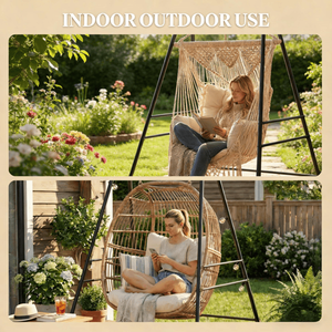 Support de chaise hamac avec uniquement le cadre de la chaise pour votre espace extérieur relaxant - Product Image 5