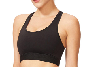 Plus Size Breathable Yoga Sports <b>Bra</b> with Custom Logo Pakistan Eco-Friendly Fabric Medium Support <b>Removable</b> Chest <b>Pad</b> - Product Image 1