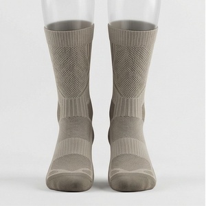 Athletic <b>Knee</b> <b>High</b> <b>Socks</b> Breathable Moisture Wicking Running Support Solid Color Spandex Polyester Knitted for Adults Summer - Product Image 1