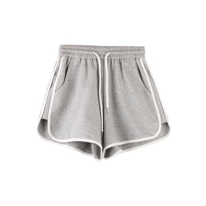 Shorts d'été pour femmes 100% coton de haute qualité, shorts de sport pour la course à pied et la remise en forme, pantalons amples à jambes larges pour femmes - Product Image 2