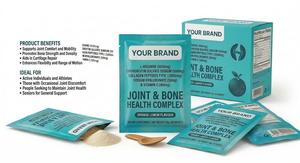 Collagène Peptides L-Arginine Acide Hyaluronique Vitamine C Sachets Complément Alimentaire en Poudre pour Adultes Soutien Articulaire et Osseux - Product Image 2