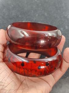 Pulseras Kada de Resina Gruesa Hechas a Mano, Brazaletes Anchos de Moda, Accesorios de Joyería para Mujer de la India - Product Image 2