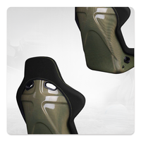 Siège de course intégral en tissu Kevlar Apex-KEV de luxe SSCUS, respirant et ergonomique