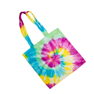 Special Shapes Tie Dye Canvas Cotton <b>Bag</b> Foldable Tote Storage Shopping Portable Reusable And Washable Low Price - Product Image 3