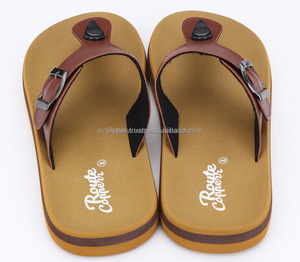 Pantoufles en caoutchouc pour hommes, semelle avec sangle EVA, sandales à la mode, nouveau design - Product Image 5