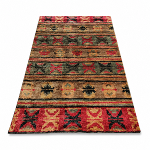 Natural Hand Knotted Eco Friendly Jute <b>Carpet</b> Abstract Pattern for Living Room Bedroom Hallway Area Rug Rustic Floor Covering - Product Image 1
