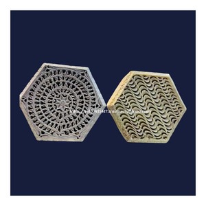 Cajas de joyería talladas en piedra natural con forma hexagonal duradera Cajas de anillo mejor acabadas y pulidas para festivales - Product Image 4
