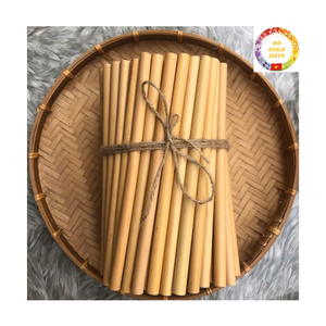 <b>Bamboo</b> Drinking <b>Straws</b> | Eco Friendly Reusable Natural <b>Straws</b> 8mm 20cm Bulk OEM Manufacturer - Product Image 5