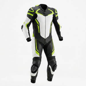 Chaquetas de Motocicleta de Cuero Genuino Personalizadas para Adultos, Trajes Transpirables, Resistentes al Viento y de Secado Rápido en Venta - Product Image 2
