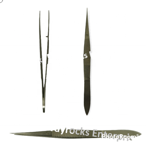 Fórceps de disección, fórceps quirúrgicos rectos de acero inoxidable, fórceps de disección de primeros auxilios para laboratorio quirúrgico médico - Product Image 5