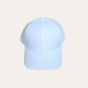 Gorra de Golf Personalizada del Fabricante con Perforaciones Cortadas a Láser, Logotipo en la Parte Delantera y Trasera, Gorras Deportivas VN Vietnam Headwear - Product Image 1