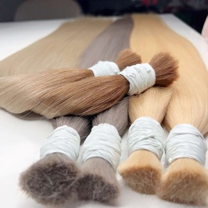Qhair ผมต่อผมแบบดิบคู่ผมตรงกระดูกสีธรรมชาติแบบ100% จากผู้ขายเวียดนาม - Product Image 4