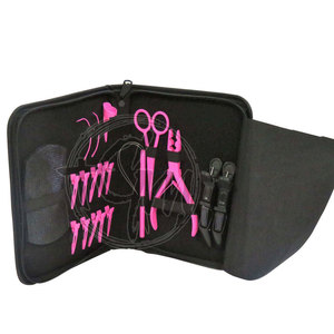 Kit d'outils de précision pour extensions de cheveux, pinces, aiguilles à boucle, crochets, perles et clips pour l'installation professionnelle d'extensions de cheveux - Product Image 5