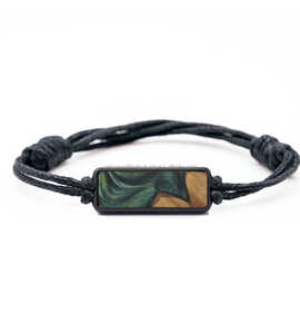 Bracelets et Joncs Uniques en Bois et Résine, Design Rectangulaire Simple, Création Artisanale Indienne Tendance Unisexe - Product Image 4