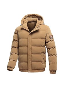 Veste d'hiver pour homme de haute qualité, épaisse, coupe-vent, chaude, à capuche, avec fermeture éclair, rembourrage 200g-250g, tricotée, écologique, respirante, anti-rétrécissement - Product Image 5