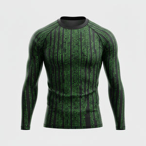 Unisex Long Sleeve Rash Guard Compression Fit Quick Dry Swim Shirt <b>Surf</b> Top Activewear for Gym Training Fitness - Product Image 4