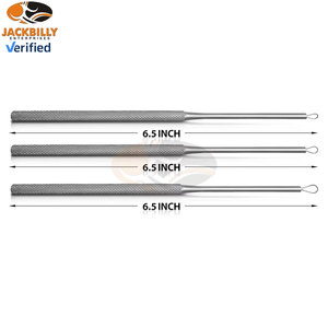 ชุดอุปกรณ์แคะหู JACKBILLY รุ่นล่าสุด 3 ชิ้น ผลิตจากเหล็กกล้าไร้สนิมคุณภาพสูง สำหรับการผ่าตัดหู คอ จมูก และทำความสะอาดหูอย่างมืออาชีพ - Product Image 6