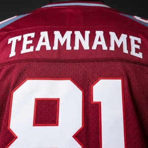 Camiseta de Fútbol Americano Roja de Los Ángeles, Cuello en V, Manga Corta, Transpirable, de Poliéster, Ajuste Atlético para Hombre - Product Image 5