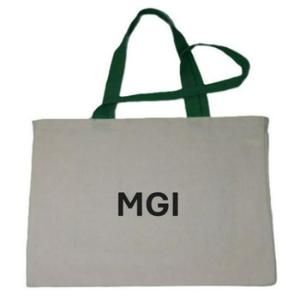 Sac fourre-tout de luxe pour femme en coton, mini, avec bandoulière réglable, fermeture boutonnée, imprimé lettres, personnalisable, réutilisable - Product Image 1