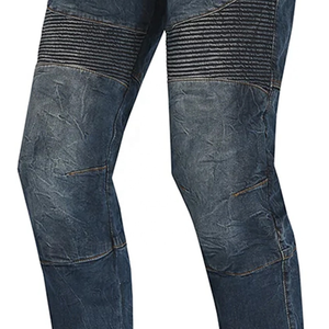 TITAN TREAD WEAR Jeans de Mezclilla para Hombre, Ecológicos, de Cintura Alta, Estilo Motero, Corte Recto, Lavado a la Piedra, Algodón y Lona, Peso Medio - Product Image 6