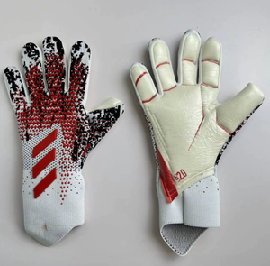 New Full Finger Goalkeeper Gloves Black With Neon Green Accents Full Finger Non Slip Breathable Adjustable Wrist <b>Strap</b> Unisex - Product Image 2