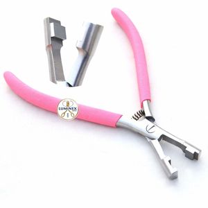 Pinza Moldeadora para Extensiones de Cabello, Herramienta de Aplicación de Acero Inoxidable Dorado - Product Image 2
