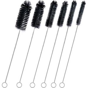 Set di 6 Spazzole Lunghe 30 cm per Pulizia di Cannucce, Tubi, Bottiglie a Collo Stretto, Macchine da Caffè e Bicchieri - Product Image 1