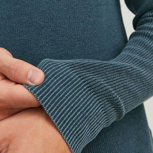 Nouveau design, prix de gros, nouvelle arrivée, pull pour homme en laine et cachemire respirant à manches longues avec logo personnalisé sur le devant, idéal pour l'hiver - Product Image 5