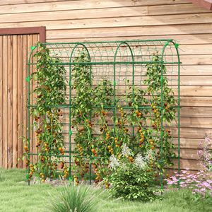 Arco in Metallo da 1,8 m con Rete Anti-UV per Piante Rampicanti (17x72x72) - Product Image 2