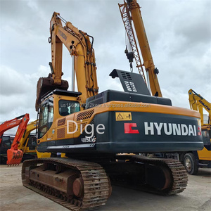 Excavadora de orugas Hyundai Heavy R485LVS usada de 48 toneladas con motor Cummins, bomba hidráulica, piezas principales, cucharón de 2m y 263kw de potencia, Shanghái - Product Image 2
