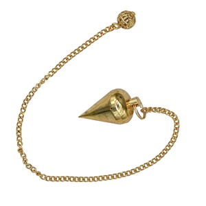 Vente en gros de pendules de Feng Shui en agate MUNTAHA de qualité supérieure, polies, en forme de dôme doré, pour la guérison énergétique, la divination et l'environnement - Product Image 1