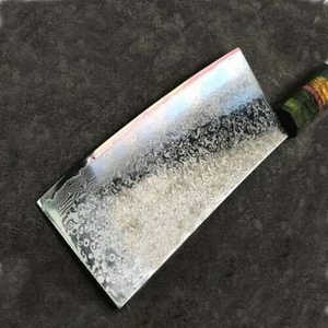 12 Inch Meat Cleaver Damascus 67 Layer <b>Knives</b> VG10 Steel <b>Kitchen</b> Cleaver <b>Knife</b> with Resin Handle - Product Image 1