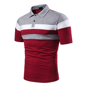 Chemises de golf pour hommes, manches courtes, tricotées, respirantes, style décontracté, noir, blanc, gris - Product Image 5