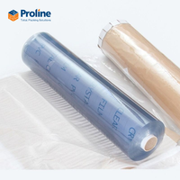 Film de protection en PVC transparent de haute qualité Proline 50-500 microns, rouleau de 1,2 m de largeur, flexible, souple, résistant à l'humidité, emballage