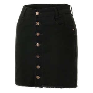 Custom Women Summer A-Line Knee-Length Eco-Friendly Casual High Waist Slim Denim Skirt Beach Club Leisure Dailywear - Product Image 5