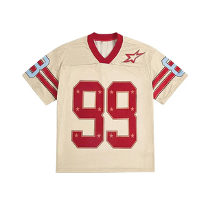 เสื้อฟุตบอลอเมริกันดีไซน์ใหม่จากปากีสถาน สวมใส่สบายสำหรับผู้ชาย ชุดกีฬา ชุดฟุตบอลอเมริกันมืออาชีพ - Product Image 1