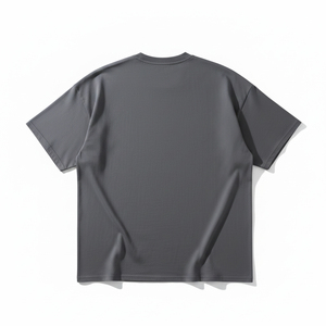 Camiseta Oversize de Diseño Novedoso, Estilo Urbano, con Bajo Deshilachado, Estampado Personalizado, Hip Hop, Ajuste Holgado, para Hombre, con Gráficos - Product Image 2